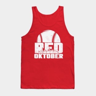 Retro Red October Philly, Philadelphia Vintage Tank Top